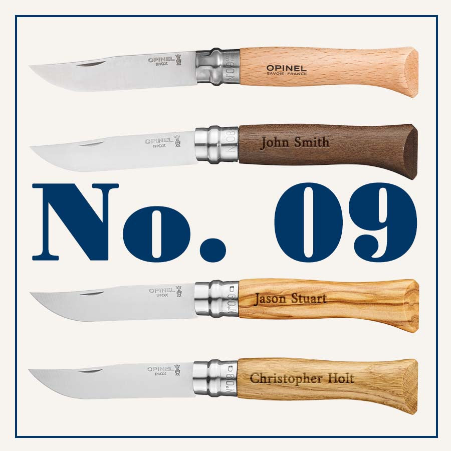 Engraved Gift Bundles | Set of 6 No.09 Stainless Steel Folding Knives